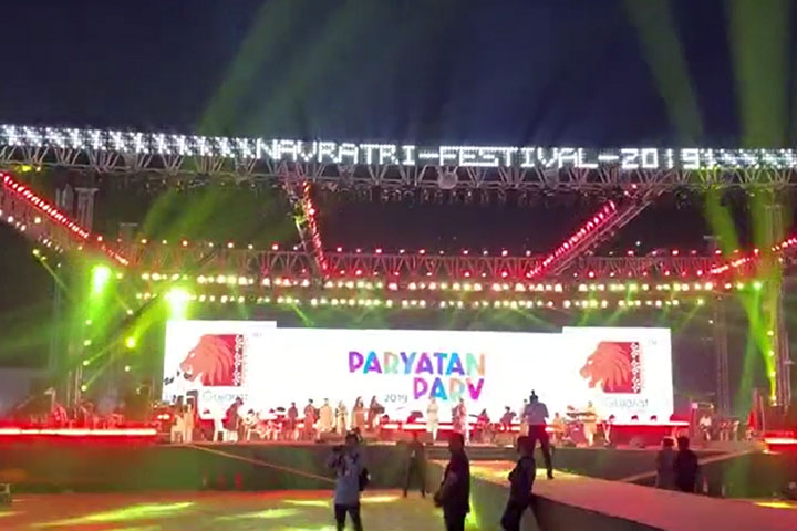 Indoor p3.91 led display applied in Surat，India